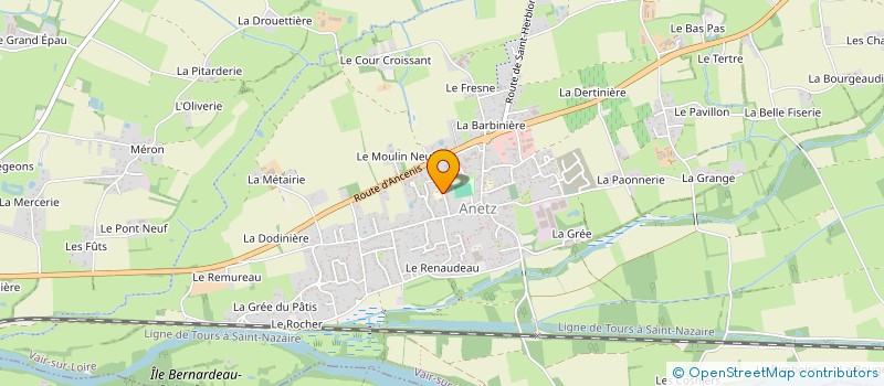 localisation de l'entreprise ASSOCIATION DE PARENTS D'ELEVES DE L'ECOLE PRIVEE NOTRE DAME à VAIR-SUR-LOIRE