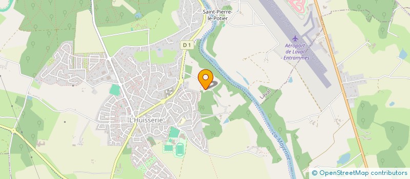 localisation de l'entreprise ASSOCIATION DE PARENTS D'ELEVES DE L'ECOLE PRIVEE SAINTE MARIE à L'HUISSERIE