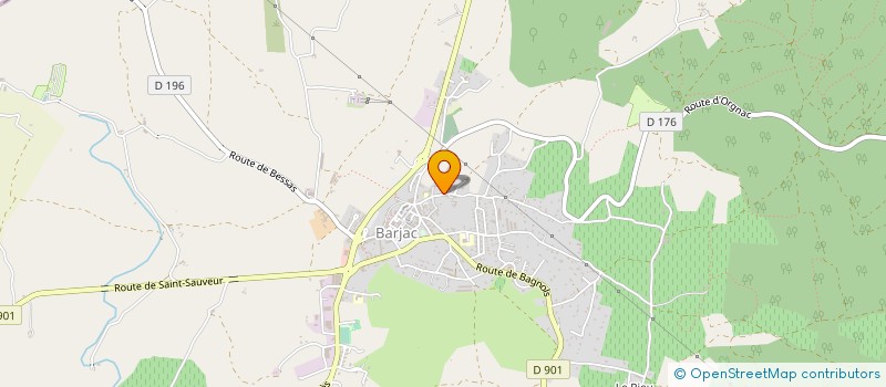 localisation de l'entreprise ASSOCIATION DE PARENTS D'ELEVES DE L'ECOLE PUBLIQUE DE BARJAC à BARJAC
