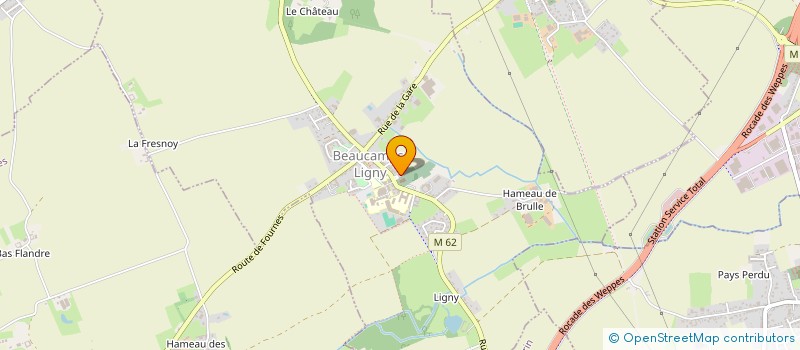 localisation de l'entreprise ASSOCIATION DE PARENTS D'ELEVES DE L'ECOLE PUBLIQUE DE BEAUCAMPS LIGNY  BEAUCAMPS-LIGNY