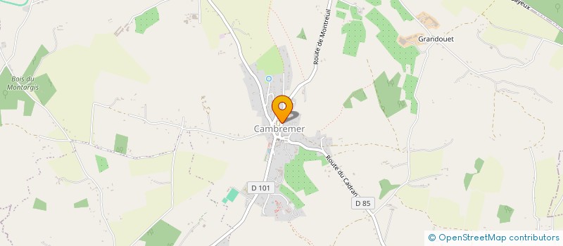 localisation de l'entreprise ASSOCIATION DE PARENTS D'ELEVES DE L'ECOLE PUBLIQUE DE CAMBREMER  CAMBREMER