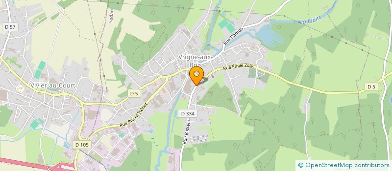 localisation de l'entreprise ASSOCIATION DE PARENTS D'ELEVES DE L'ECOLE SAINT-JOSEPH APEL  VRIGNE AUX BOIS