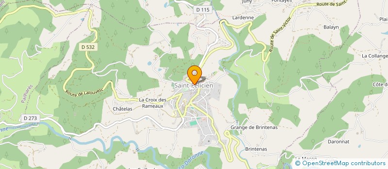 localisation de l'entreprise ASSOCIATION DE PARENTS D'ELEVES DE L'ENSEIGNEMENT LIBRE à SAINT-VICTOR