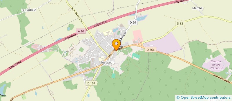 localisation de l'entreprise ASSOCIATION DE PARENTS D'ELEVES DE L'ENSEIGNEMENT LIBRE (A.P.E.L.) DE L'ECOLE COEUR IMMACULE DE MARIE D'HERBAULT  HERBAULT