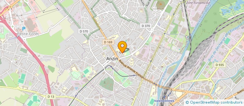 localisation de l'entreprise ASSOCIATION DE PARENTS D'ELEVES DE L'ENSEIGNEMENT LIBRE, A.P.E.L., DE L'ECOLE DU SACRE-COEUR D'ANZIN  ANZIN