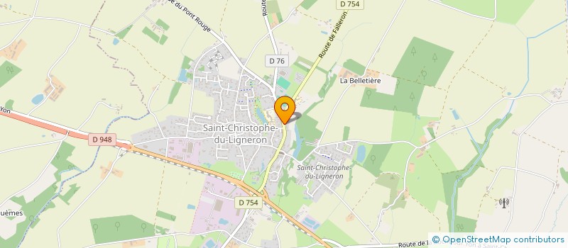 localisation de l'entreprise ASSOCIATION DE PARENTS D'ELEVES DE L'ENSEIGNEMENT LIBRE (A.P.E.L.) DE ST CHRISTOPHE DU LIGNERON  SAINT-CHRISTOPHE-DU-LIGNERON