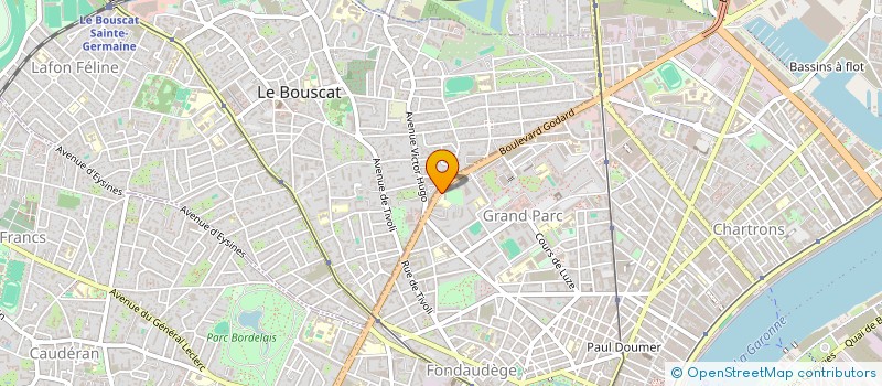 localisation de l'entreprise ASSOCIATION DE PARENTS D'ELEVES DE L'ENSEIGNEMENT LIBRE (APEL) DE L'ACADEMIE DE BORDEAUX  BORDEAUX