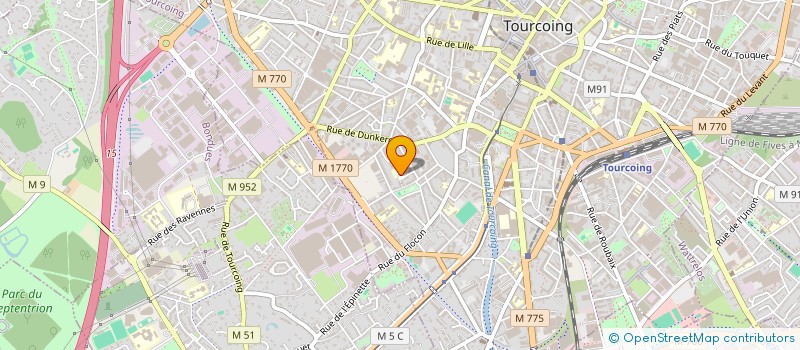 localisation de l'entreprise ASSOCIATION DE PARENTS D'ELEVES DE L'ENSEIGNEMENT LIBRE (APEL) DE L'ECOLE CATHOLIQUE FRANCOISE DOLTO  TOURCOING