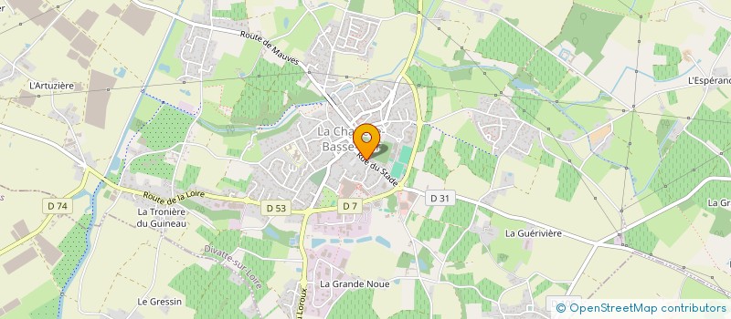 localisation de l'entreprise ASSOCIATION DE PARENTS D'ELEVES DE L'ENSEIGNEMENT LIBRE (APEL) DE L'ECOLE NOTRE DAME  DIVATTE-SUR-LOIRE