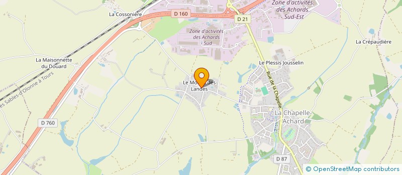 localisation de l'entreprise ASSOCIATION DE PARENTS D'ELEVES DE L'ENSEIGNEMENT LIBRE (APEL) DE L'ECOLE PRIMAIRE PRIVEE SAINTE MARIE DE SAINT JULIEN D à SAINT-JULIEN-DES-LANDES