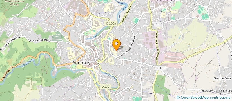 localisation de l'entreprise ASSOCIATION DE PARENTS D'ELEVES DE L'ENSEIGNEMENT LIBRE (APEL) DE L'ECOLE PRIVEE DE MONTALIVET A ANNONAY à ANNONAY