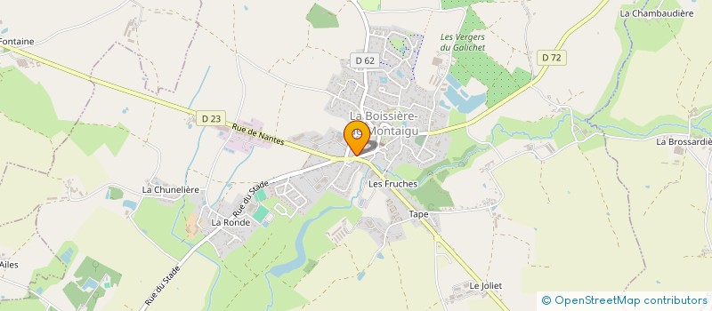 localisation de l'entreprise ASSOCIATION DE PARENTS D'ELEVES DE L'ENSEIGNEMENT LIBRE (APEL) DE L'ECOLE PRIVEE MIXTE DE LA BOISSIERE-DE-MONTAIGU à LA BOISSIERE-DE-MONTAIGU
