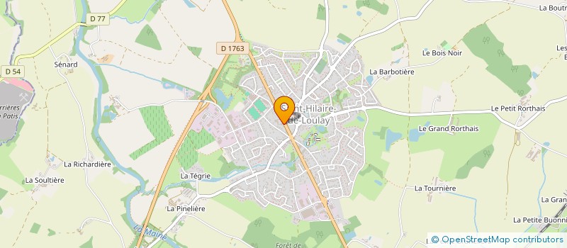 localisation de l'entreprise ASSOCIATION DE PARENTS D'ELEVES DE L'ENSEIGNEMENT LIBRE (APEL) DE L'ECOLE PRIVEE SAINTE MARIE DE SAINT HILAIRE DE LOULAY à MONTAIGU-VENDEE