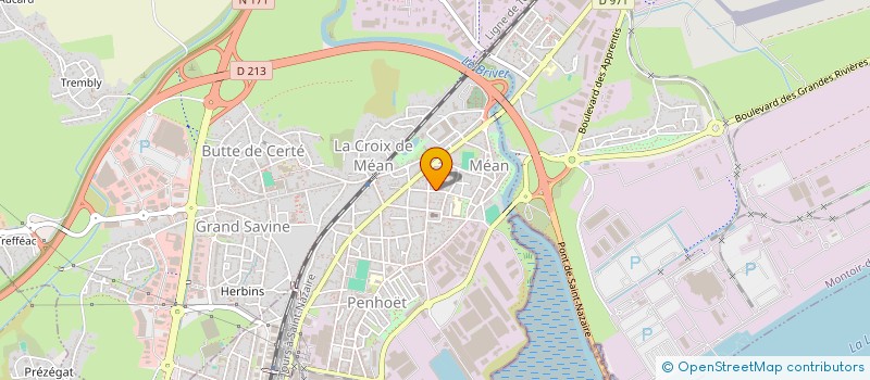 localisation de l'entreprise ASSOCIATION DE PARENTS D'ELEVES DE L'ENSEIGNEMENT LIBRE (APEL) DE L'ECOLE SAINT-JOSEPH DE MEAN  SAINT-NAZAIRE