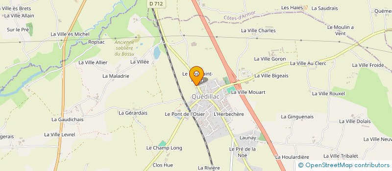 localisation de l'entreprise ASSOCIATION DE PARENTS D'ELEVES DE L'ENSEIGNEMENT LIBRE (APEL) DE L'ECOLE SAINT JOSEPH DE QUEDILLAC  QUEDILLAC