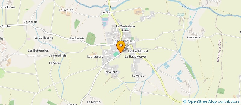 localisation de l'entreprise ASSOCIATION DE PARENTS D'ELEVES DE L'ENSEIGNEMENT LIBRE (APEL)  DE L' ECOLE SAINT LEGER  MARSAC SUR DON  MARSAC-SUR-DON