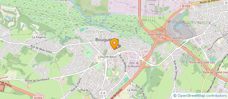 localisation de l'entreprise ASSOCIATION DE PARENTS D'ELEVES DE L'ENSEIGNEMENT LIBRE (APEL) DE L'ECOLE SAINT PIERRE (BOUGUENAIS) à BOUGUENAIS