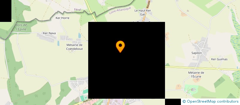 localisation de l'entreprise ASSOCIATION DE PARENTS D'ELEVES DE L'ENSEIGNEMENT LIBRE (APEL) DE L'ECOLE SAINTE MARIE A HERBIGNAC à HERBIGNAC