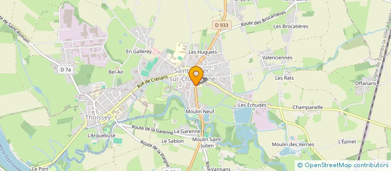 localisation de l'entreprise ASSOCIATION DE PARENTS D'ELEVES DE L'ENSEIGNEMENT LIBRE (APEL) DE L'ECOLE SAINTE MARIE A SAINT DIDIER SUR CHALARONNE  SAINT-DIDIER-SUR-CHALARONNE