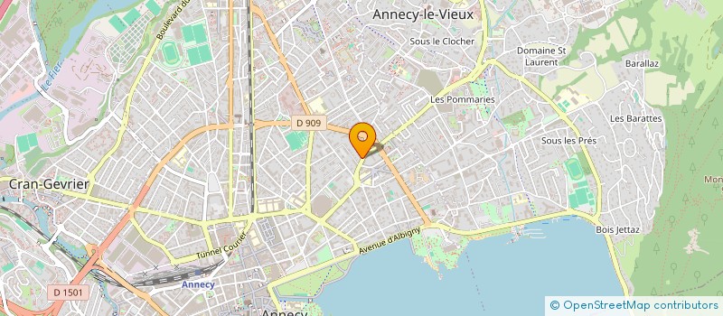 localisation de l'entreprise ASSOCIATION DE PARENTS D'ELEVES DE L'ENSEIGNEMENT LIBRE ( APEL ) DE L'ETABLISSEMENT DES TILLEULS à ANNECY