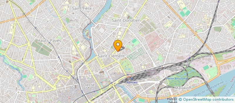 localisation de l'entreprise ASSOCIATION DE PARENTS D'ELEVES DE L'ENSEIGNEMENT LIBRE (APEL) DE L'EXTERNAT SAINTE MARIE  NANTES