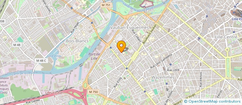 localisation de l'entreprise ASSOCIATION DE PARENTS D'ELEVES DE L'ENSEIGNEMENT LIBRE (APEL) DE L'INSTITUTION LA SALLE LILLE à LILLE