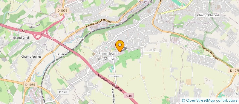 localisation de l'entreprise ASSOCIATION DE PARENTS D'ELEVES DE L'ENSEIGNEMENT LIBRE APEL DE L'INSTITUTION LE SACRE COEUR  SAINT-JEAN-DE-MOIRANS