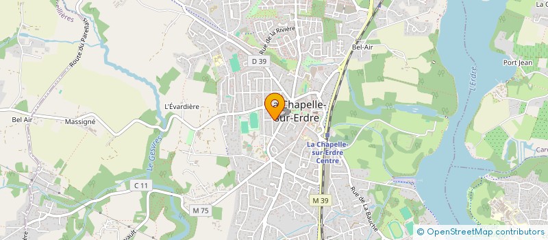localisation de l'entreprise ASSOCIATION DE PARENTS D ELEVES DE L'ENSEIGNEMENT LIBRE (APEL) DE SAINT ETIENNE  SUCE-SUR-ERDRE