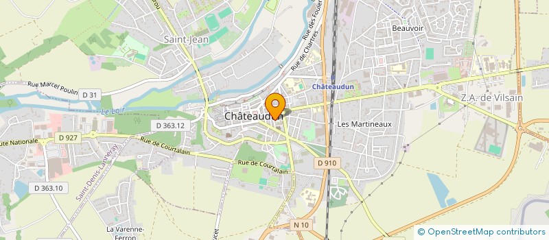 localisation de l'entreprise ASSOCIATION DE PARENTS D'ELEVES DE L'ENSEIGNEMENT LIBRE (APEL) DE SAINTE CECILE à CHATEAUDUN