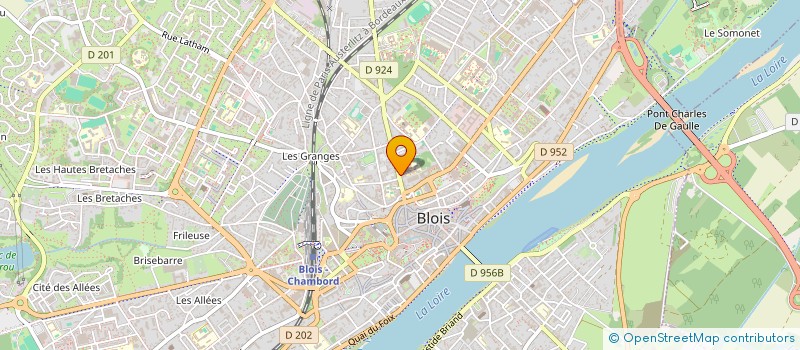 localisation de l'entreprise ASSOCIATION DE PARENTS D'ELEVES DE L'ENSEIGNEMENT LIBRE (APEL) DE SAINTE-MARIE DE BLOIS à BLOIS