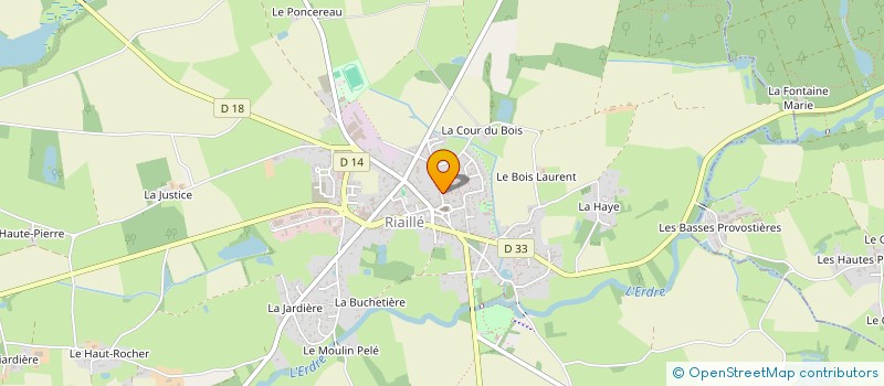 localisation de l'entreprise ASSOCIATION DE PARENTS D'ELEVES DE L'ENSEIGNEMENT LIBRE (APEL) DITE APEL DU COLLEGE SAINT-AUGUSTIN  RIAILLE