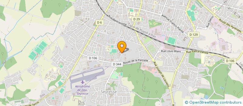 localisation de l'entreprise ASSOCIATION DE PARENTS D'ELEVES DE L'ENSEIGNEMENT LIBRE (APEL) DU GROUPE SCOLAIRE SAINT-JACQUES-DE-COMPOSTELLE à DAX