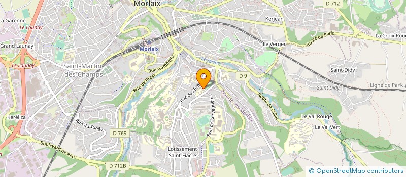 localisation de l'entreprise ASSOCIATION DE PARENTS D'ELEVES DE L'ENSEIGNEMENT LIBRE (APEL) DU GROUPE SCOLAIRE SAINT JOSEPH à MORLAIX