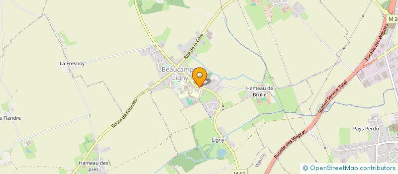 localisation de l'entreprise ASSOCIATION DE PARENTS D'ELEVES DE L'ENSEIGNEMENT LIBRE (APEL) DU LYCEE DE L'INSTITUTION STE MARIE DE BEAUCAMPS LIGNY  BEAUCAMPS-LIGNY