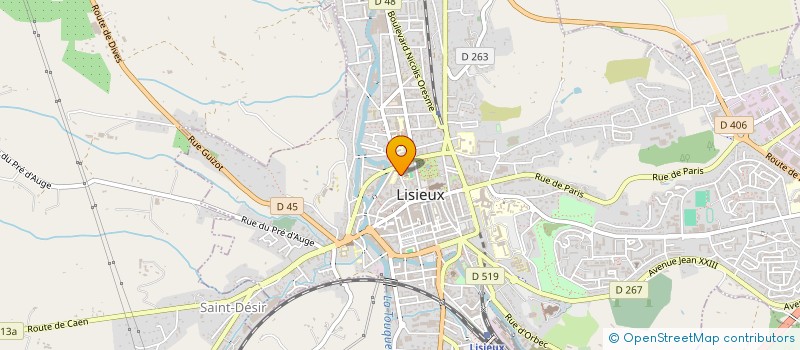 localisation de l'entreprise ASSOCIATION DE PARENTS D'ELEVES DE L'ENSEIGNEMENT LIBRE (APEL) DU LYCEE FREMONT LISIEUX à LISIEUX