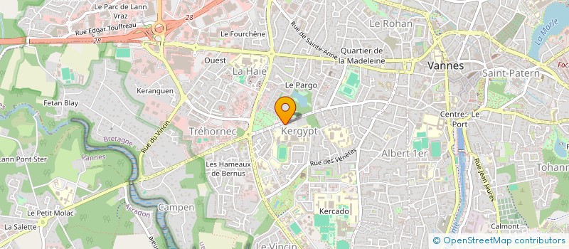 localisation de l'entreprise ASSOCIATION DE PARENTS D'ELEVES DE L'ENSEIGNEMENT LIBRE (APEL) DU LYCEE SAINT JOSEPH LA SALLE A VANNES à VANNES