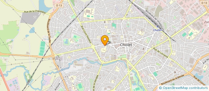 localisation de l'entreprise ASSOCIATION DE PARENTS D'ELEVES DE L'ENSEIGNEMENT LIBRE (APEL) NOTRE DAME DU BRETONNAIS à CHOLET