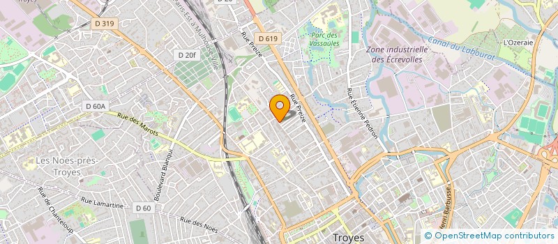 localisation de l'entreprise ASSOCIATION DE PARENTS D'ELEVES DE L'ENSEIGNEMENT LIBRE (APPEL)  DE L'ECOLE LA SALLE DE TROYES  TROYES