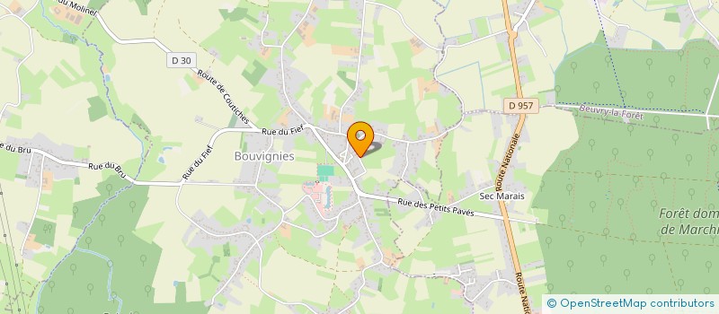 localisation de l'entreprise ASSOCIATION DE PARENTS D'ELEVES DE L'ENSEIGNEMENT LIBRE DE L'ECOLE DU SACRE COEUR DE BOUVIGNIES à BOUVIGNIES