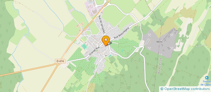 localisation de l'entreprise ASSOCIATION DE PARENTS D'ELEVES DE L'ENSEIGNEMENT LIBRE DE L'ECOLE JEANNE D'ARC DE GY  GY