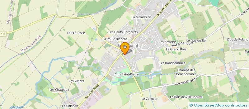 localisation de l'entreprise ASSOCIATION DE PARENTS D'ELEVES DE L'ENSEIGNEMENT LIBRE DE L'ECOLE NOTRE-DAME (APEL) à CLERY-SAINT-ANDRE
