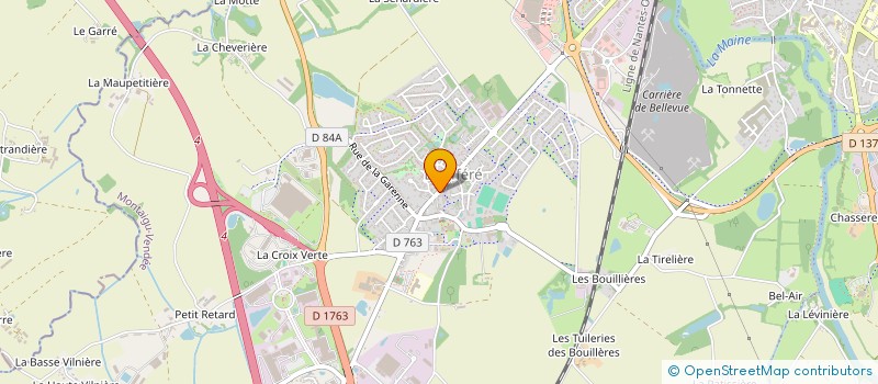 localisation de l'entreprise ASSOCIATION DE PARENTS D'ELEVES DE L'ENSEIGNEMENT LIBRE DE L'ECOLE PRIVEE MIXTE SAINT JOSEPH à MONTAIGU-VENDEE