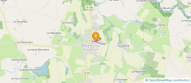 localisation de l'entreprise ASSOCIATION DE PARENTS D'ELEVES DE L'ENSEIGNEMENT LIBRE DE L'ECOLE PRIVEE SAINT MARTIN DE MEZIERES SUR COUESNON  MEZIERES-SUR-COUESNON