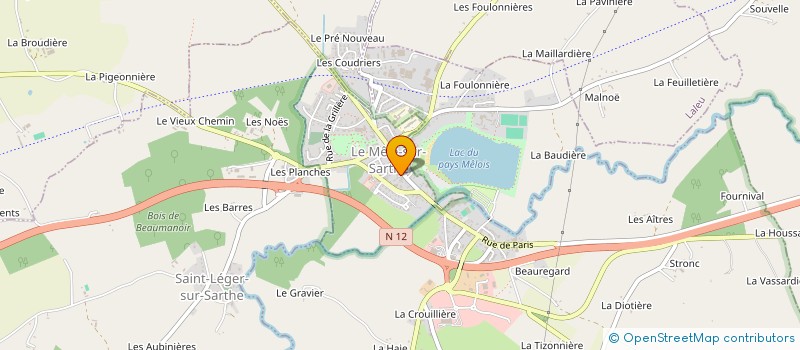 localisation de l'entreprise ASSOCIATION DE PARENTS D'ELEVES DE L'ENSEIGNEMENT LIBRE DE L'ECOLE SAINT JOSEPH à LE MELE-SUR-SARTHE