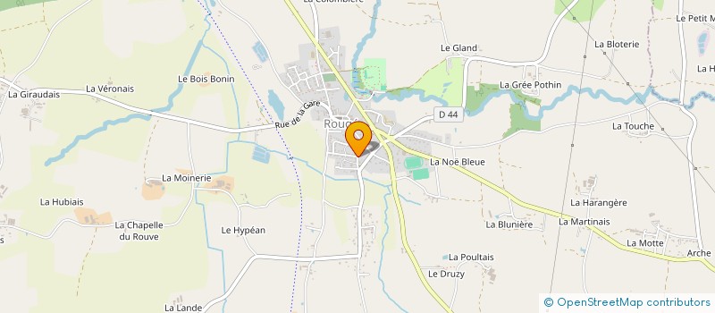 localisation de l'entreprise ASSOCIATION DE PARENTS D'ELEVES DE L'ENSEIGNEMENT LIBRE DE L'ECOLE SAINT JOSEPH A ROUGE  ROUGE