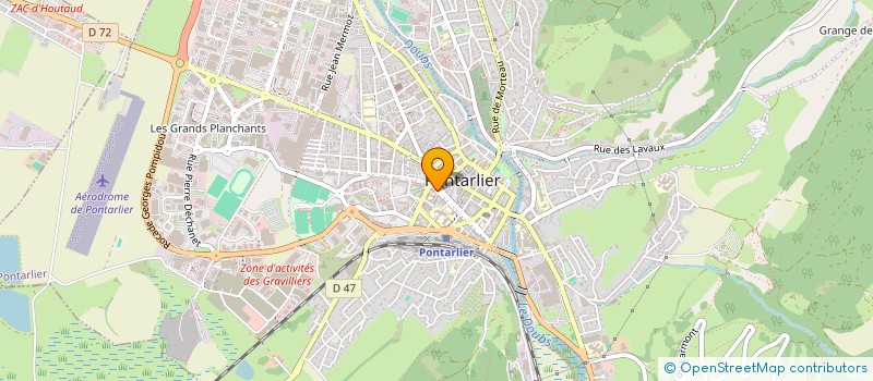 localisation de l'entreprise ASSOCIATION DE PARENTS D'ELEVES DE L'ENSEIGNEMENT LIBRE DE L'ECOLE SAINT-JOSEPH, PONTARLIER  PONTARLIER