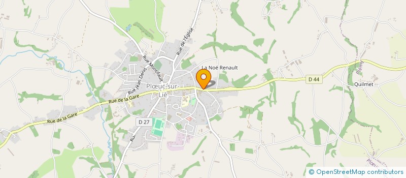 localisation de l'entreprise ASSOCIATION DE PARENTS D'ELEVES DE L'ENSEIGNEMENT LIBRE DE L'ECOLE SAINT-PIERRE ET DU COLLEGE SAINT-JOSEPH DE PLOUGUENAS  PLOUGUENAST-LANGAST