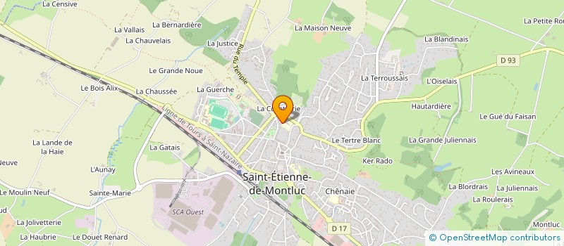 localisation de l'entreprise ASSOCIATION DE PARENTS D'ELEVES DE L'ENSEIGNEMENT LIBRE DE L'ECOLE SAINTE MARIE à SAINT-ETIENNE-DE-MONTLUC