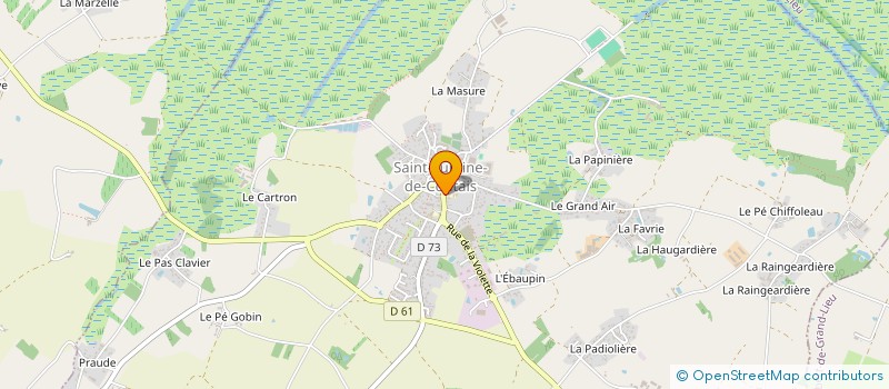 localisation de l'entreprise ASSOCIATION DE PARENTS D'ELEVES DE L'ENSEIGNEMENT LIBRE DE L'ECOLE SAINTE MARIE (APEL ECOLE SAINTE MARIE)  SAINT-LUMINE-DE-COUTAIS