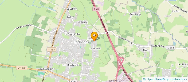localisation de l'entreprise ASSOCIATION DE PARENTS D'ELEVES DE L'ENSEIGNEMENT LIBRE DE L'ECOLE SAINTE MARIE MADELEINE à REPLONGES